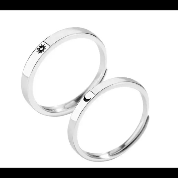 New!! Couple Rings Fashion Sun Moon Rings - love rings - Picture 3 of 7
